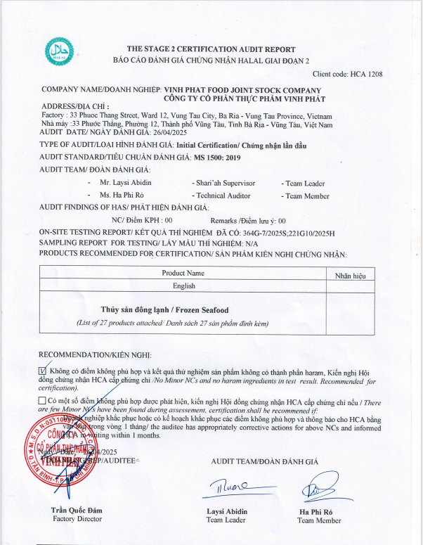 Vinh Phat Food - HALA 2026